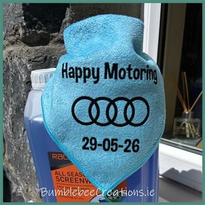 Microfiber Cloth : Happy Motoring